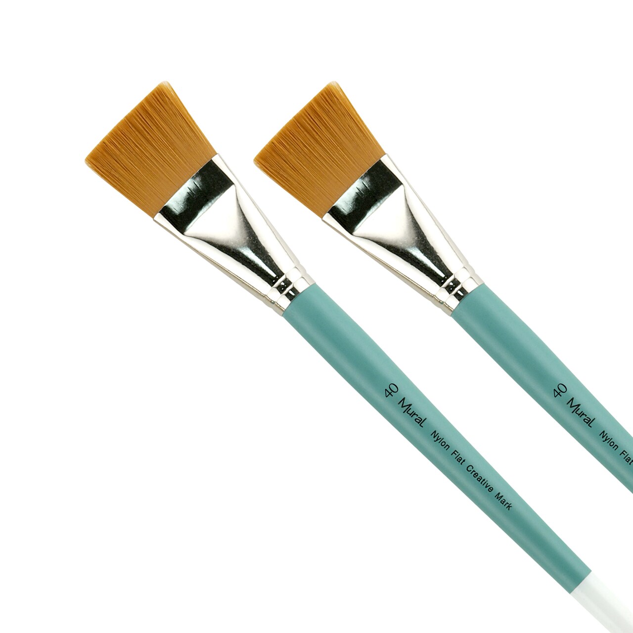 Creative Mark Mural Large Artist Brushes - Golden Taklon Paint Brushes for Acrylic Painting and Watercolor